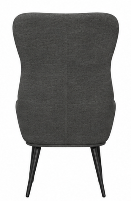 relaxační křeslo, odpočinkové, dřevo/kov/textil, 96x68x79 cm, nohy černé/tmavě šedá, KR20260056