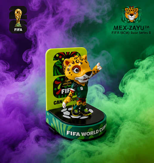 figurka, Zayu, oficiální maskot FIFA MS 2026, výška 6 cm, plast, originál barvy, SF20260007