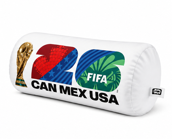 polštář, dekorativní, tvar obdélník, motiv WORLD CUP 2026, 24x55x10 cm, polyester/akryl/látka, tématika MS 2026, PD20260003