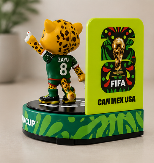 figurka, Zayu, oficiální maskot FIFA MS 2026, výška 6 cm, plast, originál barvy, SF20260007