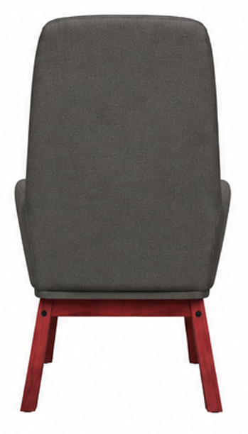 relaxační křeslo, odpočinkové, masivní kaučukovník/kov/textil, 95x76x71 cm, nohy tmavé/tmavě šedá, KR20260082
