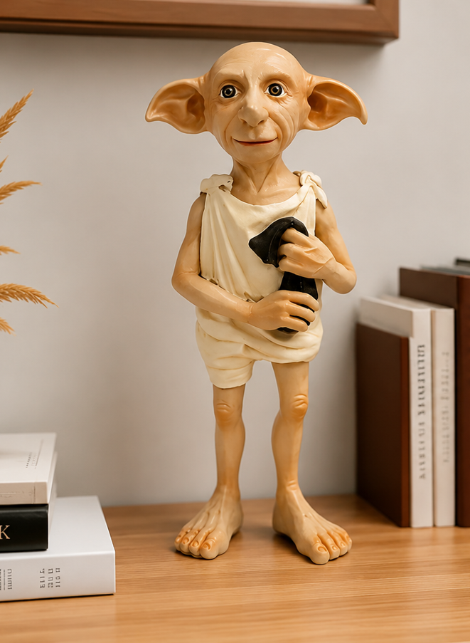figurka, skřítek DOBBY, výška 16 cm, pryskyřice, originál barvy, SF20260004