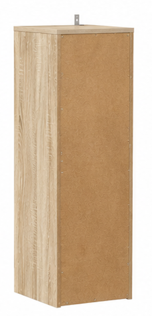 skříňka na boty, botník, 6 polic, dřevo, 92x36x32 cm, dub sonoma, BB20260074