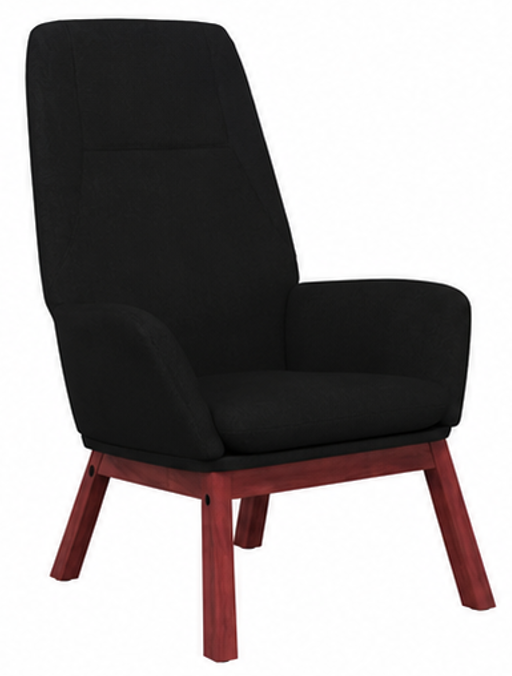 relaxační křeslo, odpočinkové, masivní kaučukovník/kov/textil, 95x76x71 cm, nohy tmavé/černá, KR20260083