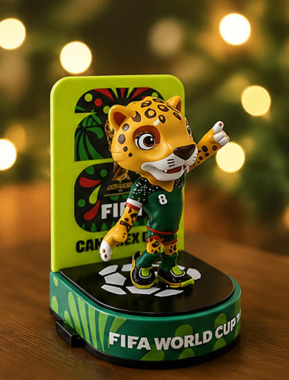 figurka, Zayu, oficiální maskot FIFA MS 2026, výška 6 cm, plast, originál barvy, SF20260007