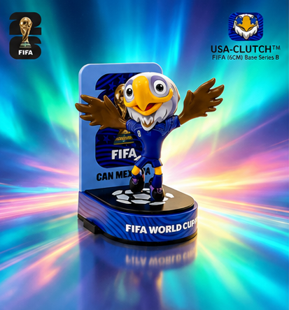 figurka, Clutch, oficiální maskot FIFA MS 2026, výška 6 cm, plast, originál barvy, SF20260006