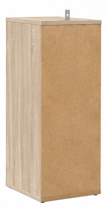 skříňka na boty, botník, 5 polic, dřevo, 72x36x32 cm, dub sonoma, BB20260071