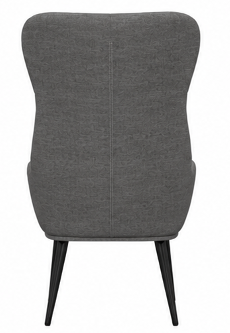 relaxační křeslo, odpočinkové, dřevo/kov/textil, 96x68x79 cm, nohy černé/světle šedá, KR20260055