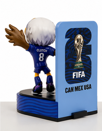 figurka, Clutch, oficiální maskot FIFA MS 2026, výška 6 cm, plast, originál barvy, SF20260006