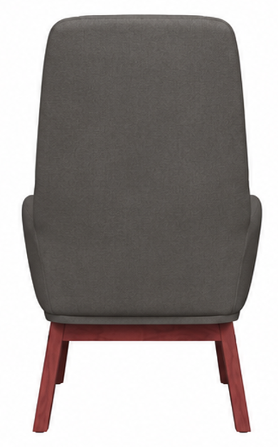 relaxační křeslo, odpočinkové, masivní kaučukovník/kov/textil, 95x76x71 cm, nohy tmavé/světle šedá, KR20260081